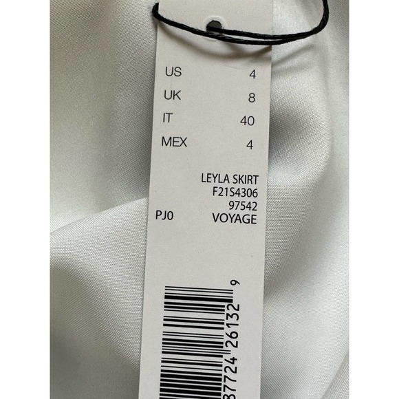 T Tahari Blue Green Black Pencil Skirt From Bloomingdale's sz 4 NWT orig. $98 - Picture 5 of 10